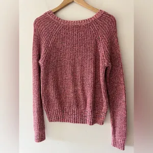 American Eagle‎ Pink and Purple Cotton Sweater thumbnail 6