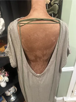 Free People Free‑Est Crisp + Cool Linen Midi Dress in Green Size Medium thumbnail 9