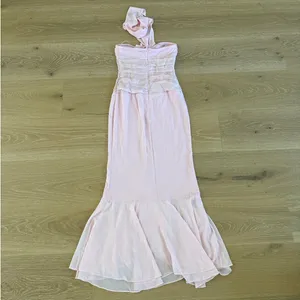 Outcast Clothing Strapless Maxi Dress Bella Size M Light Pink thumbnail 4