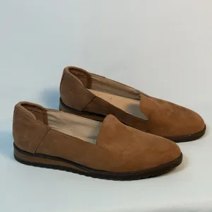 New Dr. Scholls Size-6.5 Women Jet Set‎ Brown Biege Loafers Slip On thumbnail 2