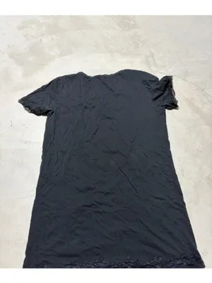 Victoria’s Black Lace-Trim Short Sleeve nightgown Dress medium thumbnail 9