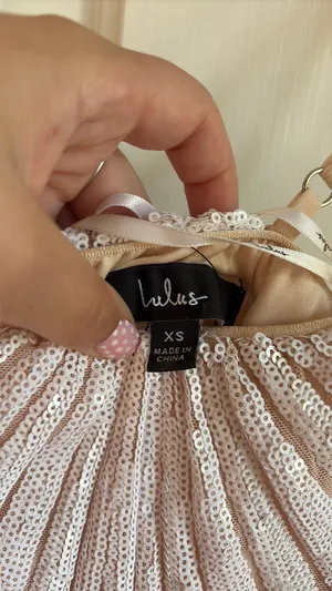 Lulus white sequence mini dress thumbnail 2