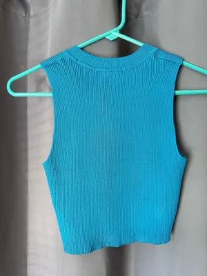 Crop top Blue Size L thumbnail 2