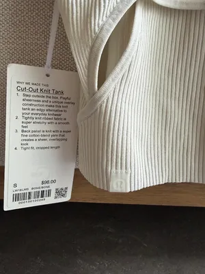 Lululemon Ribbed Tank thumbnail 4