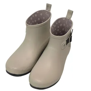 Chooka Downtown Shortie Rubber Buckle Ankle Rain Boots Women's US 8 EU‎ 39 Stone thumbnail 2