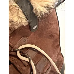 Sorel Boots Women's‎ 7 Joan Of Arctic Faux Fur Lined Waterproof Leather Winter thumbnail 9