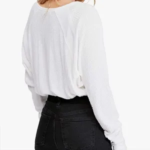 NWOT Free People Santa Clara Thermal In White thumbnail 2
