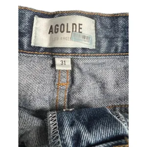 Agolde‎ Dee Short in Turmoil Distressed Denim Shorts Size 31 High Rise thumbnail 7