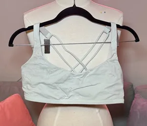 Lululemon Athletica Light Blue Strappy Sports Bra thumbnail 1