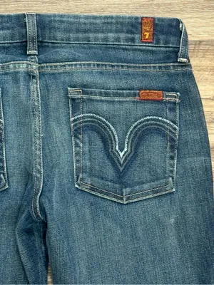 7 For All Mankind Kate Straight Leg Jeans Women’s 28 thumbnail 3