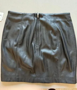 Free People Leather Skirt thumbnail 2