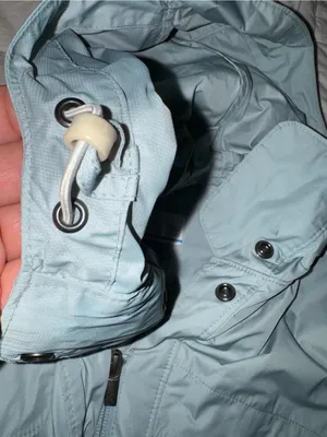 Light Blue Women's Hooded Rain Jacket thumbnail 4