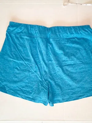 Leena & Lu GOTS Organic Pima Cotton Tank & Shorts Pajama Set - XL - Turquoise thumbnail 6