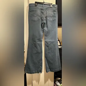 Vintage 7 For All Mankind Ginger Low-Rise Wide Leg Jeans $248MSRP thumbnail 16