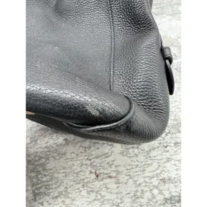 Kate Spade Leila Medium Triple Compartment Pebbled Leather Shoulder Bag - Black thumbnail 14