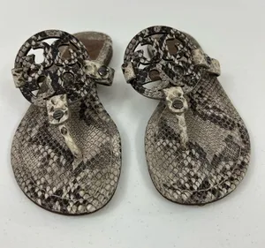 Tory Burch Snakeskin Miller Size 5 thumbnail 1