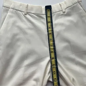 Uniqlo Women’s Cream Tailored Pants Size S (26–27” Waist) Stretch Straight Leg thumbnail 8