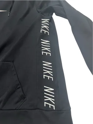 Nike Black Women's Hooded Pullover with Side Logo Tape thumbnail 5