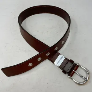 Calvin Klein Vintage Y2K Brown Leather Belt Size Small thumbnail 6