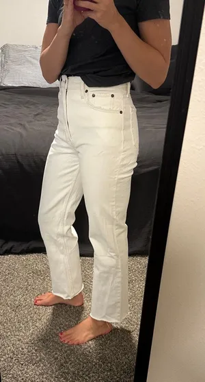 Abercrombie 90s High-Rise Straight thumbnail 1