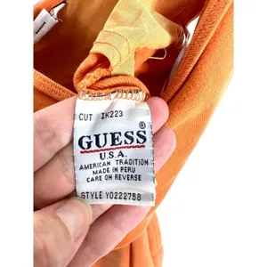 Vintage guess‎ orange dress thumbnail 7