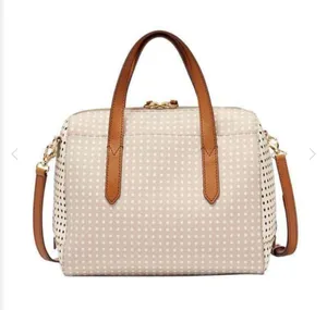 NEW Fossil Sydney Satchel Polka Dot Bag thumbnail 1