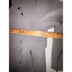 Wilfred Aritzia‎ Gray Mayet crepe moto Jacket Asymmetrical Snap Zipper Cuff thumbnail 5
