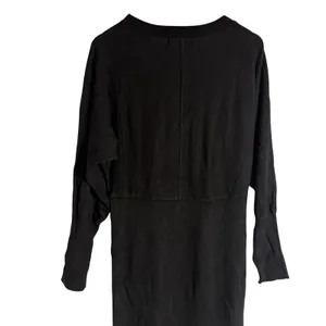 Ripe Sloane Black Knit Long Sleeve Crewneck Sweater Midi Dress Maternity Large thumbnail 12