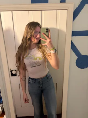 American eagle mushroom spread kindness baby tee   thumbnail 3