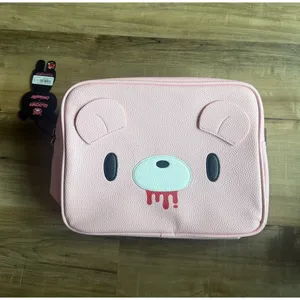 Cakeworthy x Gloomybear Pink Faux Leather Pouch thumbnail 2