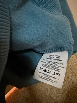Nike Cropped Teal Hoodie Pullover Long Sleeve thumbnail 6