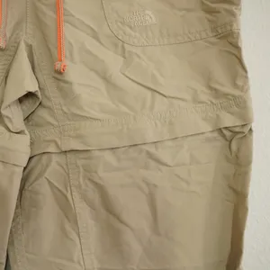 The North Face Women's Size 10 Tan Convertible Hiking Pants Zip Off Shorts Khaki thumbnail 5