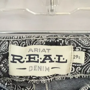 Ariat REAL Denim Womens Mid Rise Straight Leg Jeans Medium Wash‎ Western 29R thumbnail 15