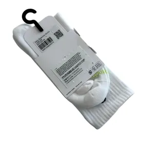 Lululemon Unisex Daily Essential Crew Socks Tennis Club White/Sour Grape Large thumbnail 8