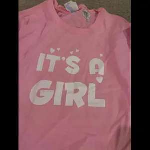 It’s a girl top pink gender party small size top shirt woman thumbnail 2