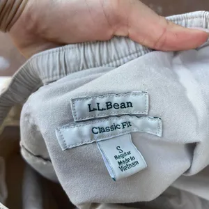 L.L bean y2k tan cotton capri cargo pants sz s thumbnail 7
