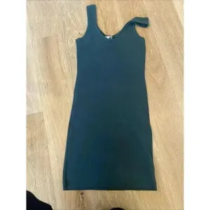NWT Wishlist Womens Green Scoop Neck Sleeveless Midi Bodycon Tank‎ Dress Sz S thumbnail 5