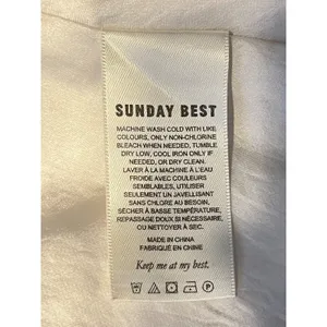1096 | Sunday Best Aritzia Scarf Top Womens Satin Tie Back Elektra Crop Cream Sm thumbnail 7