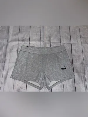 Puma Women's Gray Athletic Sweat Shorts thumbnail 2