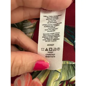 Ann Taylor Crop Jumpsuit Women 12 Tropical Ruffle Vacation Floral Resort Travel thumbnail 7