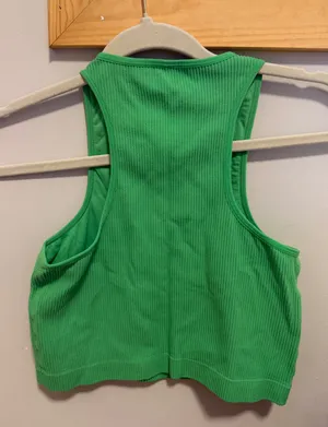 Garage Ribbed Tank Top Crop thumbnail 3