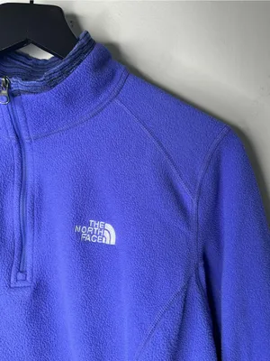 The North Face Purple Fleece Pullover Size XL thumbnail 5