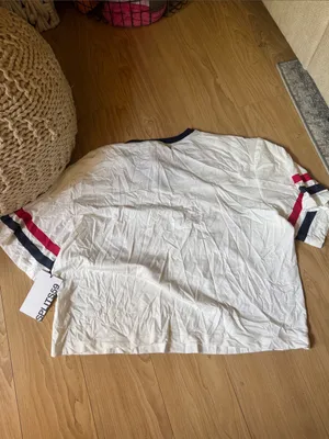 Splits59 White V-Neck Jersey with Red '59' Graphic thumbnail 5