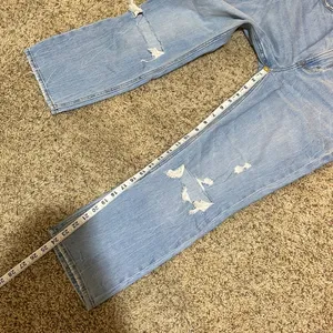 Abercrombie & Fitch SHORT The Ankle Straight Ultra High Rise Jeans Size 26/2S thumbnail 14