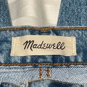 Madewell The Perfect Vintage Straight Jean Medium Wash Blue Denim Women W23 New thumbnail 7