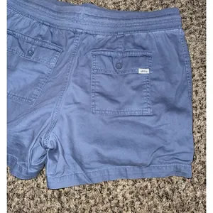 Orvis Women's Blue Shorts Drawstring with Pockets Cotton Lyocell Size‎ Large thumbnail 7