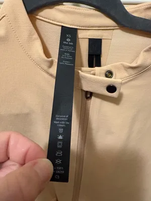 Lululemon lab Kosaten jacket peach satin XS nwot thumbnail 6