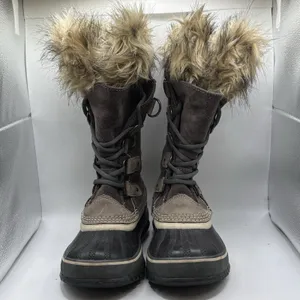 Sorel Joan of Arctic Winter Snow Boots Womens Size 6 Tall Waterproof Faux Fur thumbnail 2