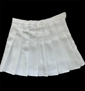 White Pleated Tennis Skort Skirt Womens Small thumbnail 3
