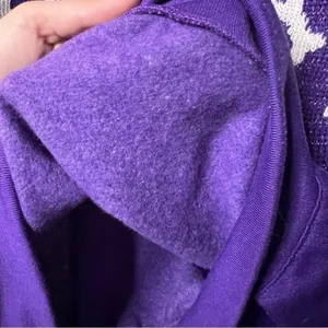 Vintage Purple and White Metallic Labrador Dog Sweater Medium thumbnail 6